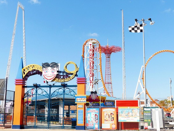 Entrée Luna Park Coney Island Brooklyn New York USA
