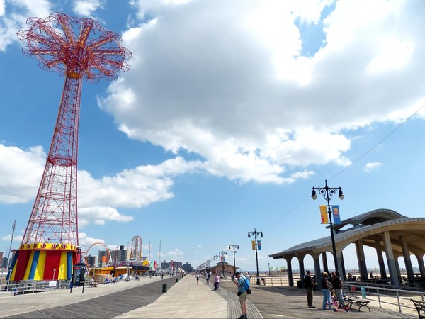 Riegelmann Boardwalk Coney Island Brooklyn New York USA