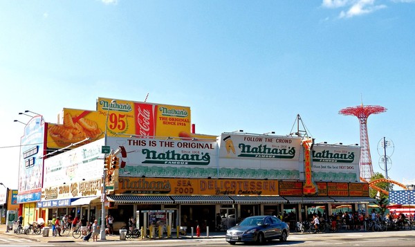 Nathan’s Famous Coney Island Brooklyn New York USA