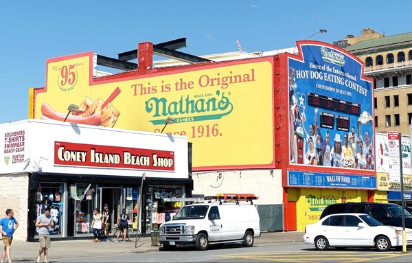 Nathan’s Famous Coney Island Brooklyn New York USA