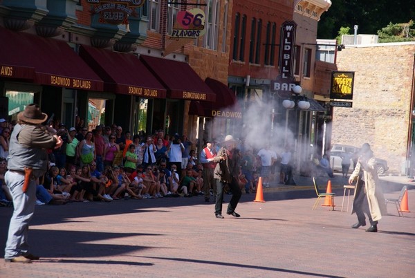 Gunfight sur Main Street Deadwood