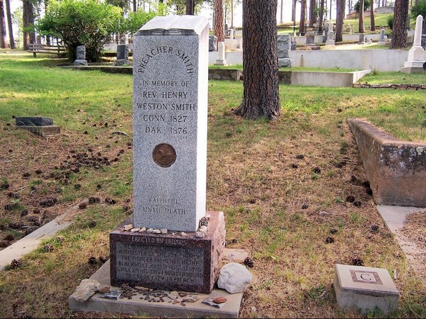 Tombe de Preacher Smith Mount Moriah Cemetary Deadwood