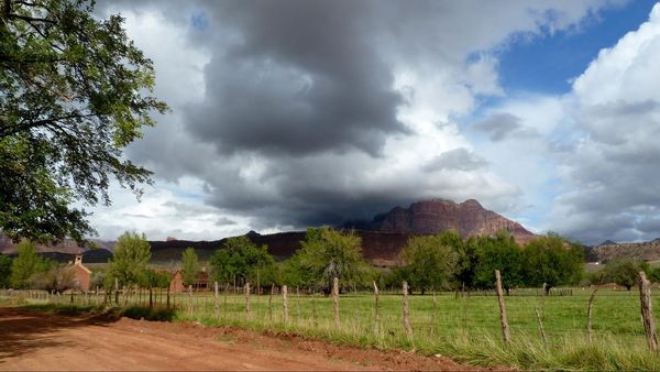 A l’approche du village Grafton Ghost Town Utah