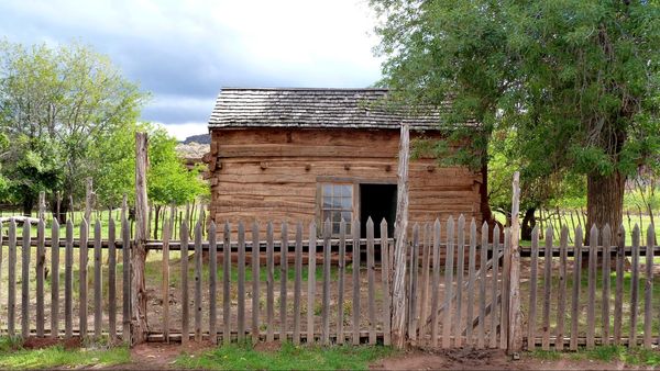 La maison Russell en rondins Grafton Ghost Town