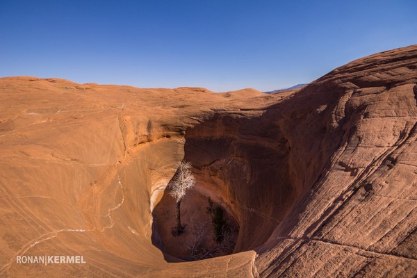 Au dessus de Dance Hall Rock Utah