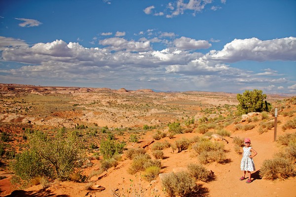 Dry Fork Trailhead Hole in the Rock Road Utah