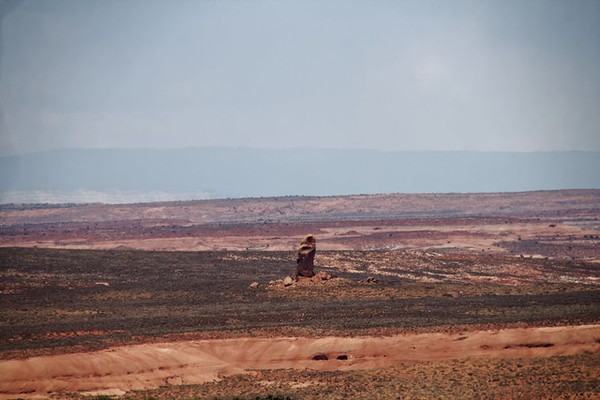 Chimney Rock vu depuis la Fortymile Ridge Road