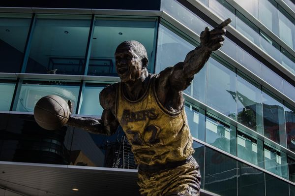 Earvin Magic Johnson Staples Center Los Angeles