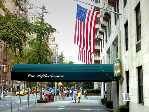 Début de la 5th Avenue à Greenwich Manhattan New York