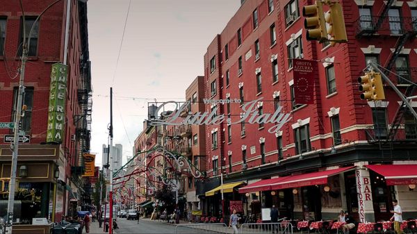 Mulberry Street Little Italy Manhattan New York