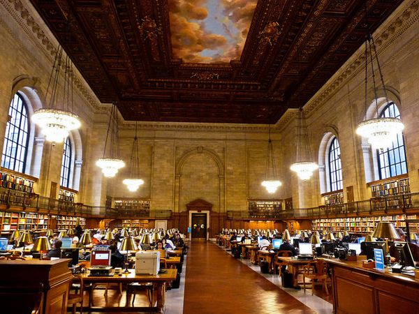 Salle de lecture New York Public Library