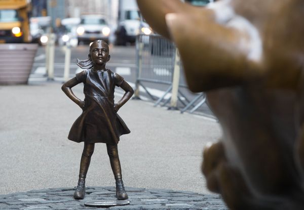 Fearless Girl Wall Street Manhattan New York