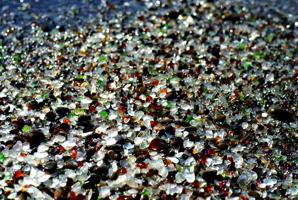 Glass Beach Pacific Coast Highway Californie