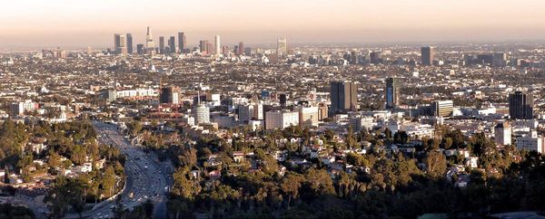 Los Angeles depuis la Mulholland Drive