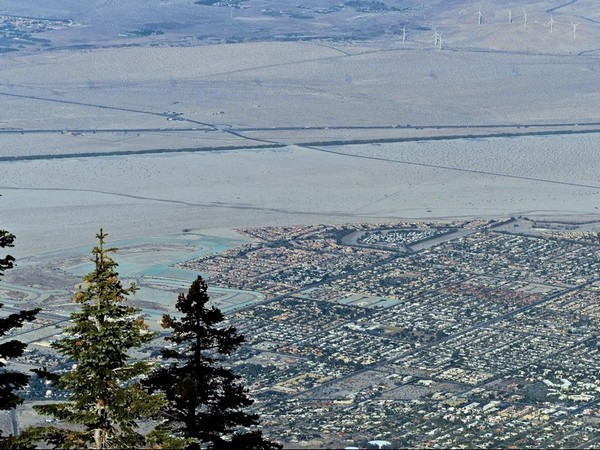 Palm Springs vue depuis le Mont San Jacinto