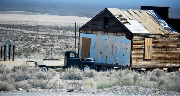 Rhyolite Mercantile en avril 2012 Rhyolite