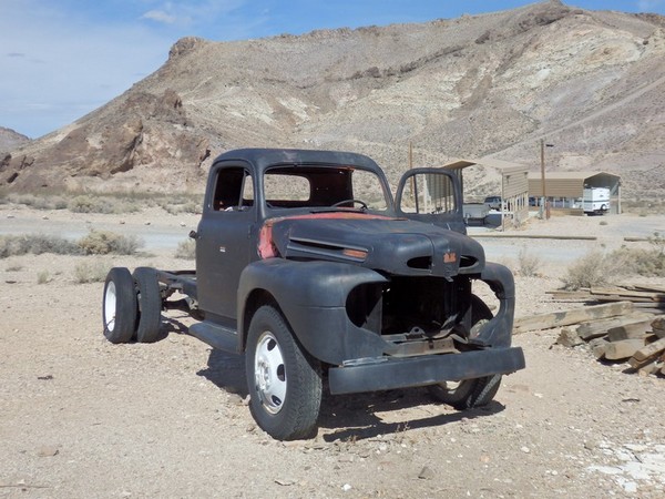 Epave camionnette Rhyolite Nevada