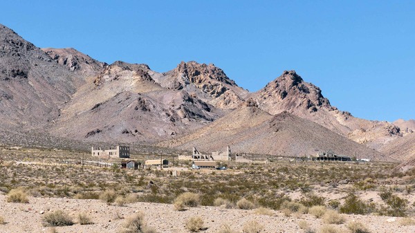 Vue générale Rhyolite Ghost Town Nevada