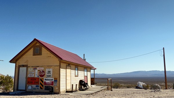 Goldwell Open Air Museum Rhyolite Ghost Town Nevada