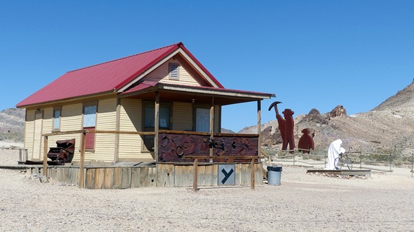 Goldwell Open Air Museum Rhyolite Ghost Town Nevada