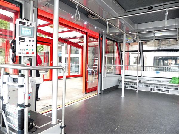 Intérieur cabine téléphérique Roosevelt Island