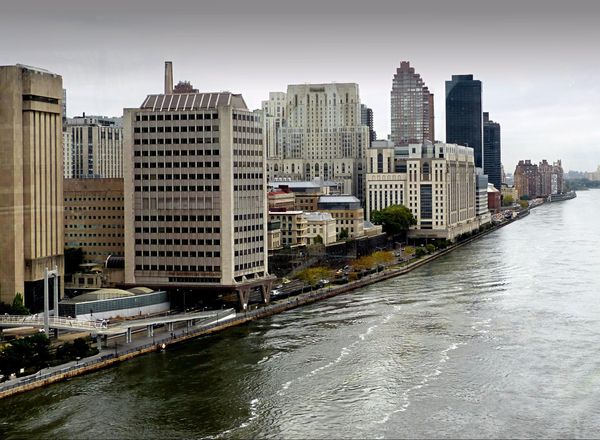 East River depuis le téléphérique de Roosevelt Island New York