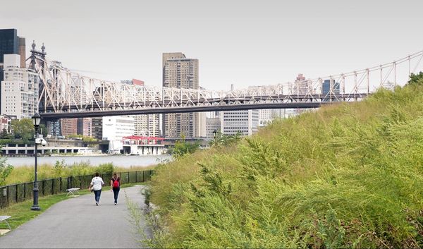 Queensboro Bridge depuis Southpoint Park Roosevelt Island New York