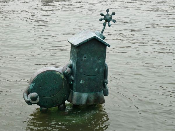 The Marriage of Money and Real Estate Tom Otterness Roosevelt Island