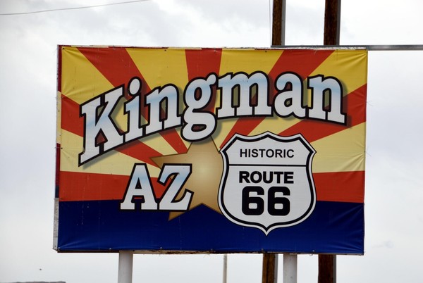 Panneau Kingman Route 66 Arizona