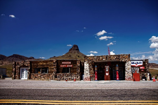 Station-service Mobil Cool Springs Route 66 Arizona