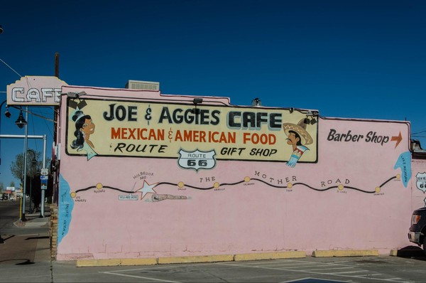 Mural Joe & Aggie’s Cafe Holbrook Route 66 Arizona