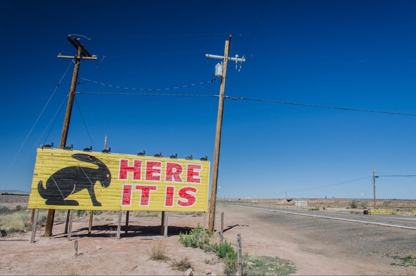 Panneau Jackrabbit Trading Post Joseph City Route 66 Arizona