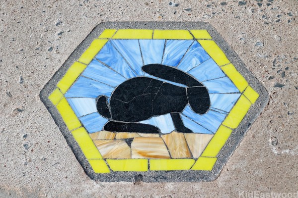 Mosaïque Jackrabbit Trading Post Joseph City Route 66 Arizona