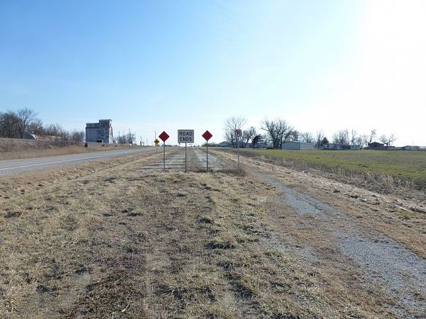Vestige d’un ancien tracé de la Route 66 en Illinois
