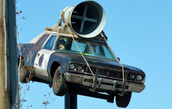 The Blues Brothers Car, Joliet Illinois Route 66