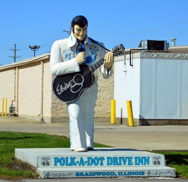 Polk a Dot Drive In Route 66 Illinois