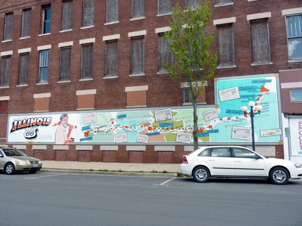 Hommage à Bob Waldmire Pontiac Route 66