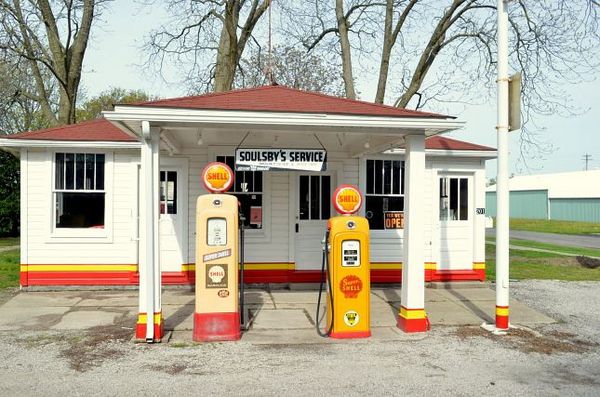 Soulsby Service Station Mount Olive Illinois Route 66