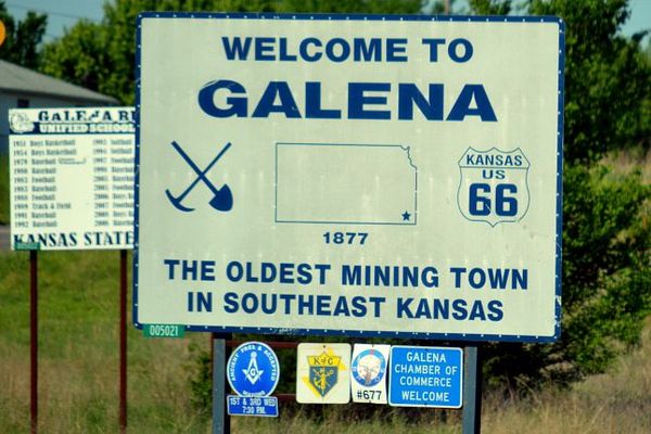 Panneau Galena Kansas Route 66