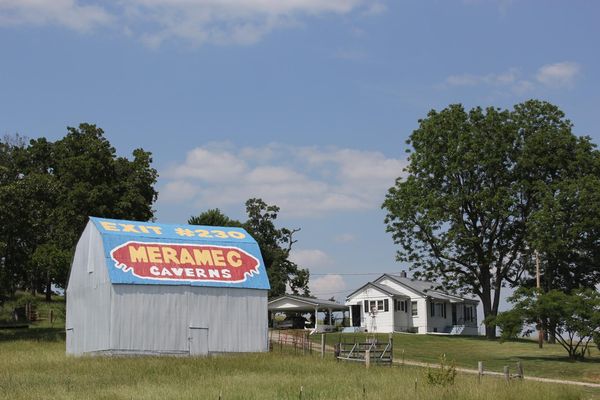 Meramec Caverns Barn Ad Missouri Route 66