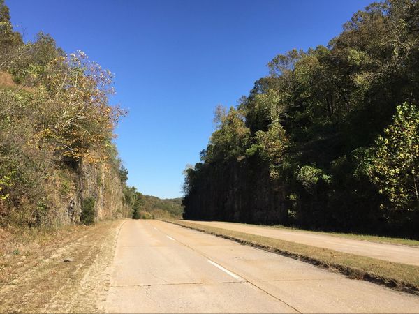 Le Hooker-cut aujourd’hui Missouri Route 66