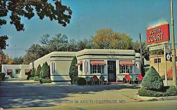 Boots Court Motel 1940 Carthage Missouri