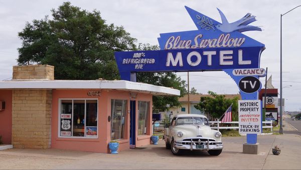 Blue Swallow Motel Tucumcari Route 66 Nouveau-Mexique