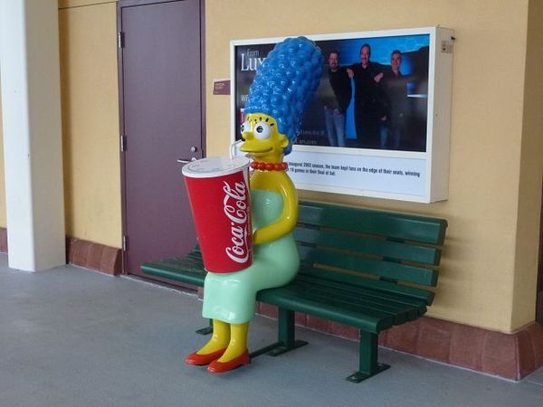 Marge Simpson Isotopes Park Albuquerque Nouveau-Mexique