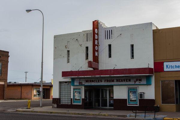 Oden Theatre Tucumcari Route 66 Nouveau-Mexique