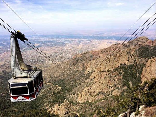 Téléphérique Sandia Mountains Nouveau-Mexique