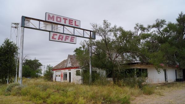 First-Last Motel in Texas Glenrio Route 66 Texas