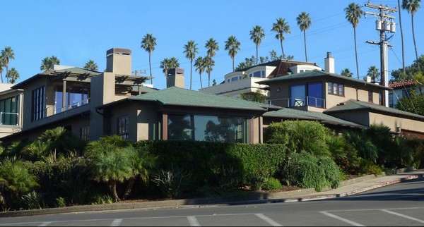 Quartier résidentiel de La Jolla San Diego