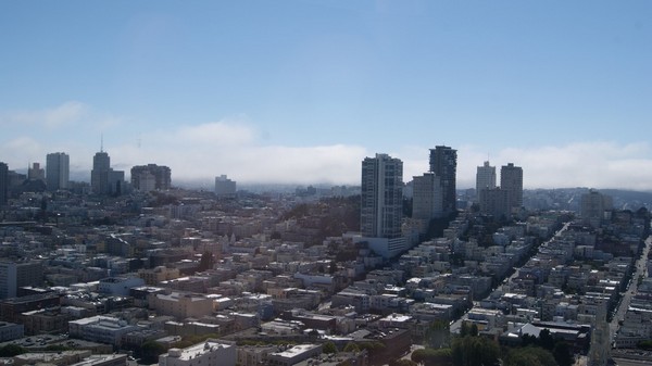 Vue depuis la Coit Tower San Francisco