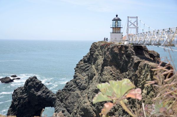 Point Bonita Lighthouse et sa passerelle Sausalito